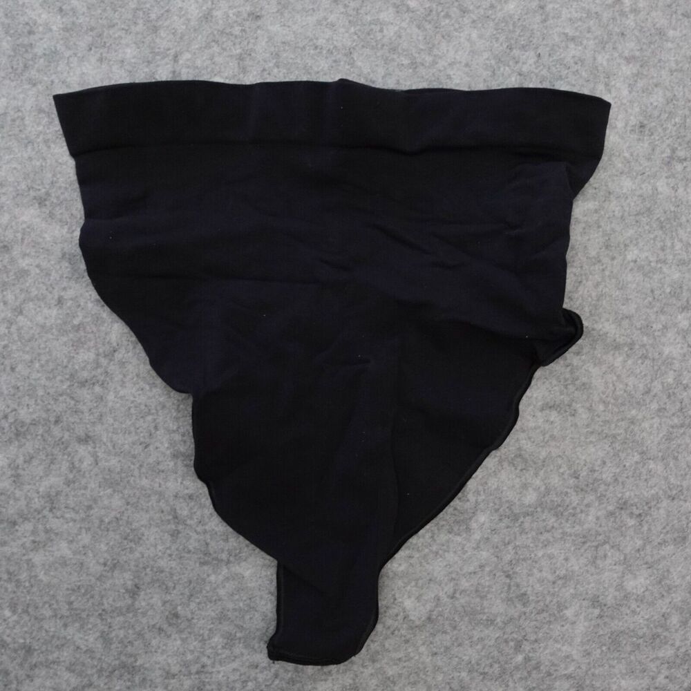 Skims Seamless Sculpt Mid Waist Thong Shape Wear Black Dark Onyx Size Large
